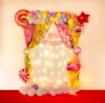 birthday Candy Land Glow Birthday Decoration